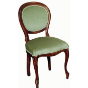 Upholstered Spoon Back Chair