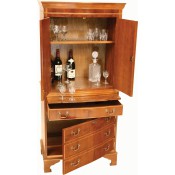 Large Straight Front Wine Cabinet